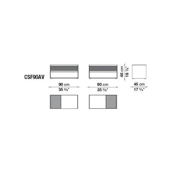 Surface Storage Unit | B&B Italia | JANGEORGe Interior Design