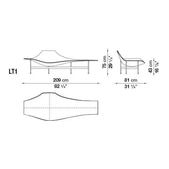 Terminal 1 Chaise Longue | B&B Italia | JANGEORGe Interior Design