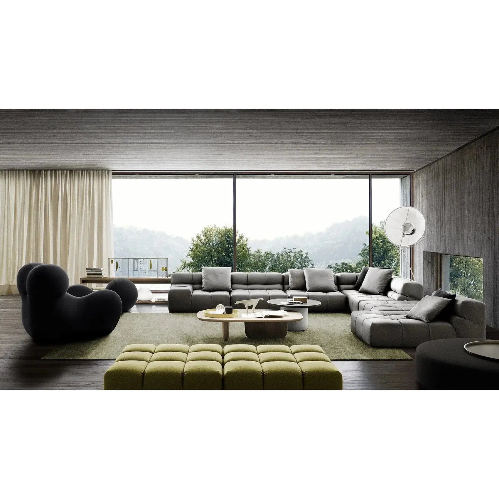 Tufty-Time Leather Sofa | B&B Italia | JANGEORGe Interior Design