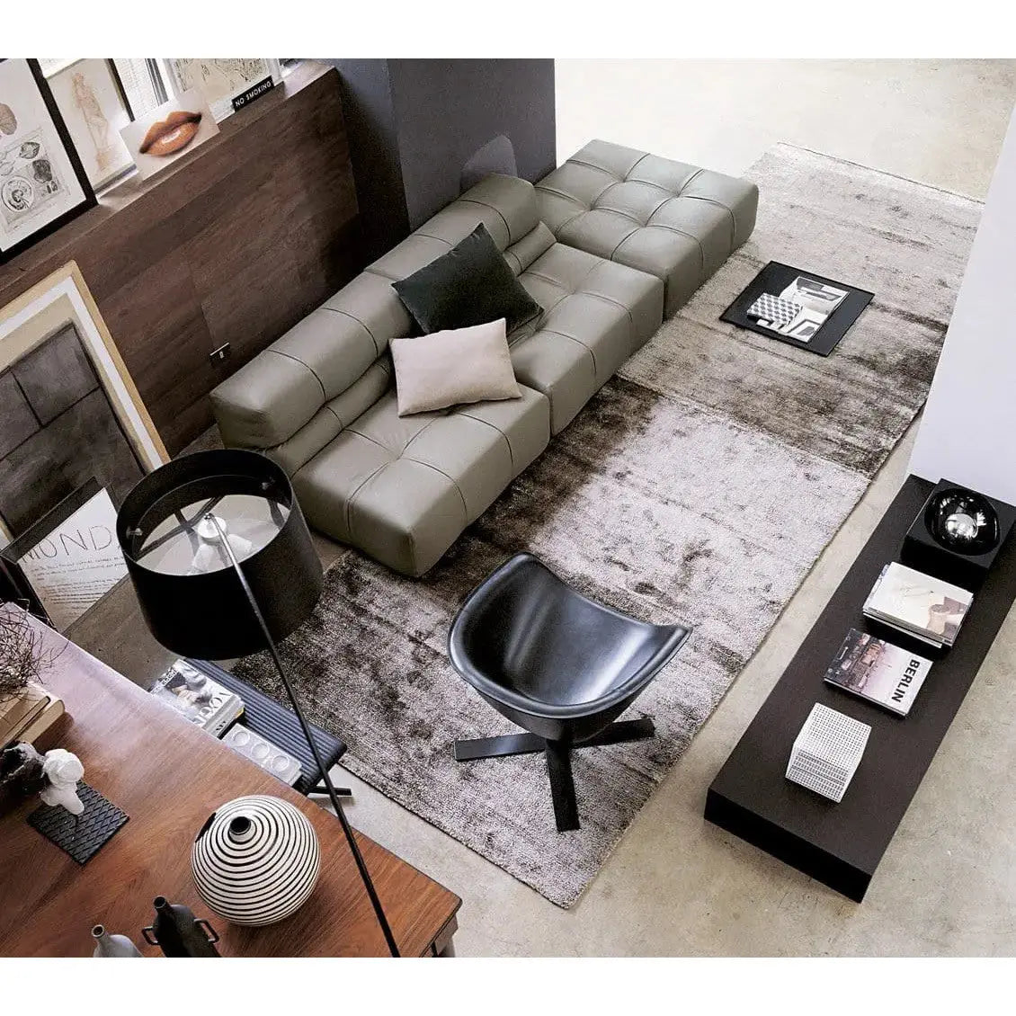 Tufty-Time Leather Sofa | B&B Italia | JANGEORGe Interior Design