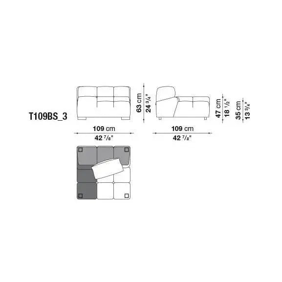 Tufty-Time Leather Sofa | B&B Italia | JANGEORGe Interior Design