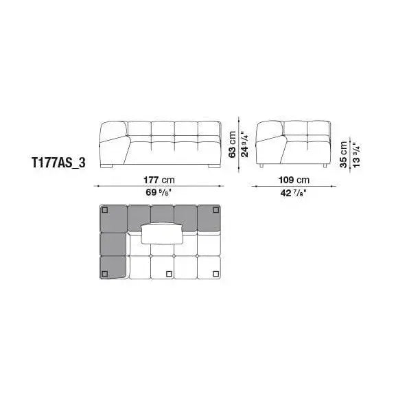 Tufty-Time Leather Sofa | B&B Italia | JANGEORGe Interior Design