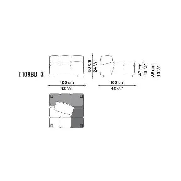 Tufty-Time Sofa | B&B Italia | JANGEORGe Interior Design