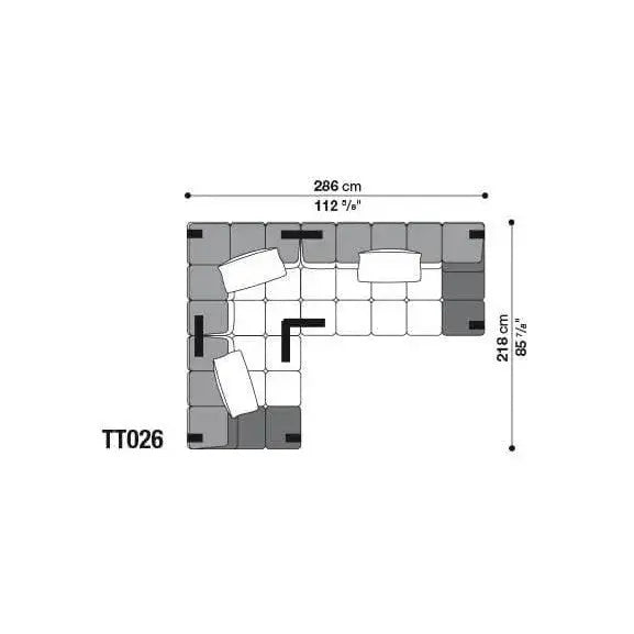 Tufty-Time Sofa | B&B Italia | JANGEORGe Interior Design