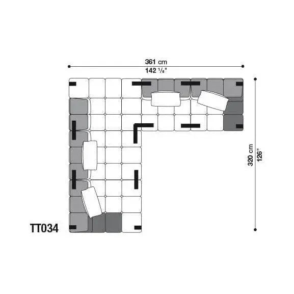 Tufty-Time Sofa | B&B Italia | JANGEORGe Interior Design