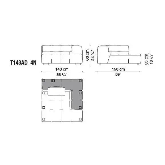 Tufty-Too Sofa | B&B Italia | JANGEORGe Interior Design