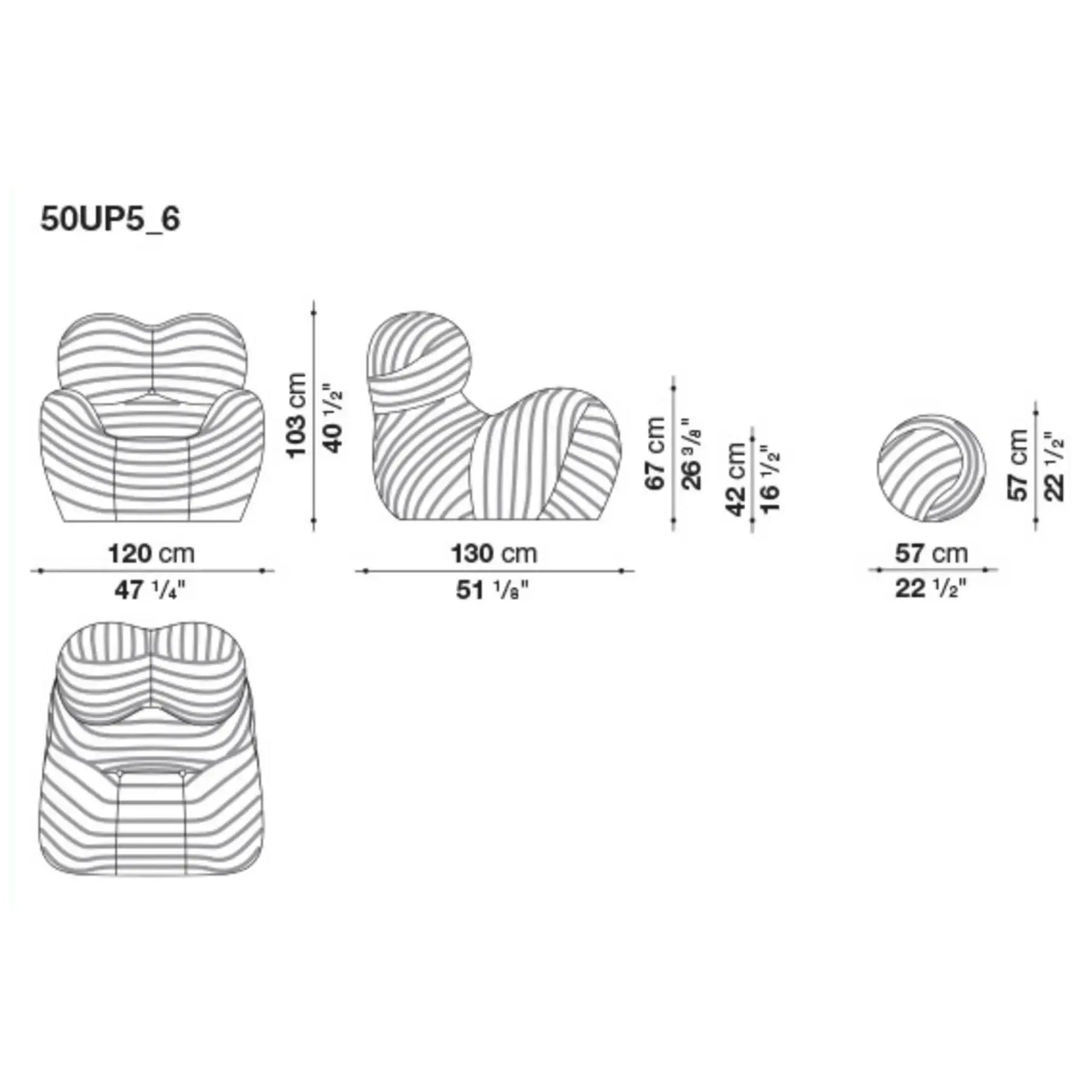 Up 50 Armchair | B&B Italia | JANGEORGe Interior Design