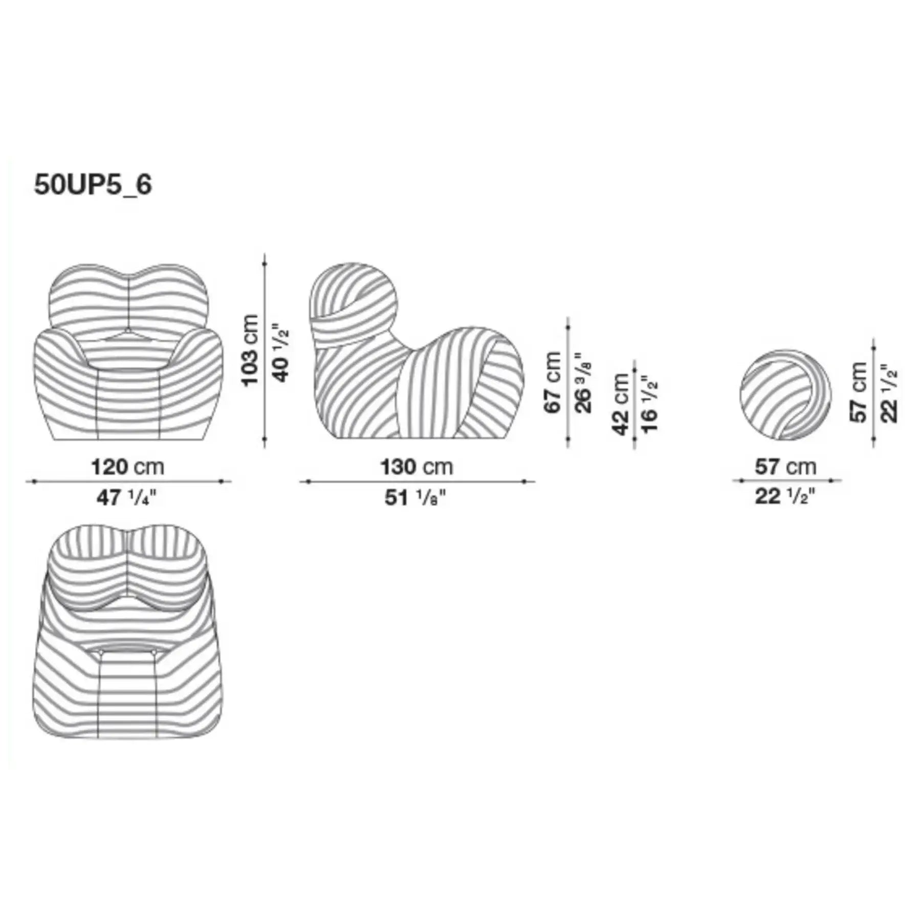 Up 50 Armchair | B&B Italia | JANGEORGe Interior Design