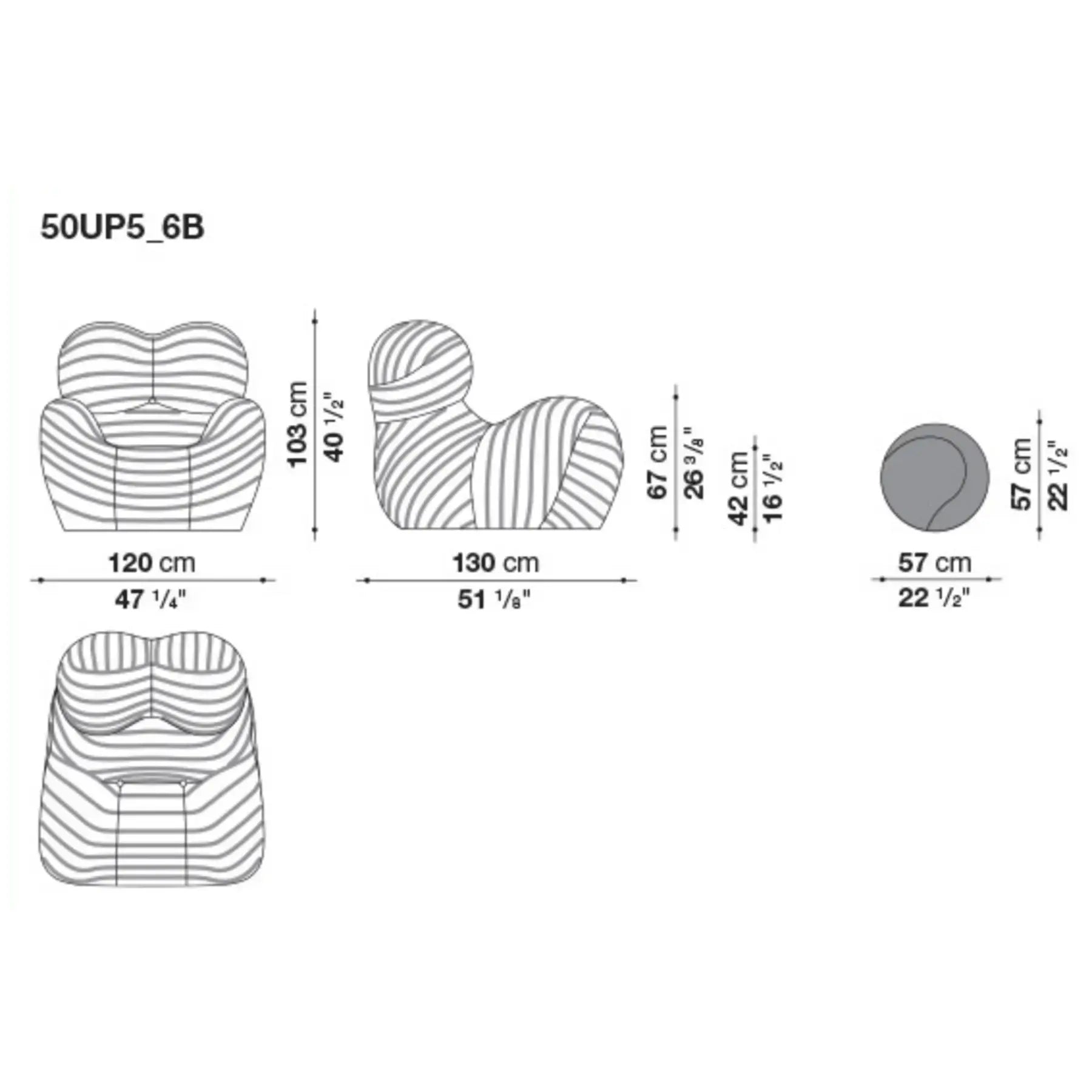 Up 50 Armchair | B&B Italia | JANGEORGe Interior Design