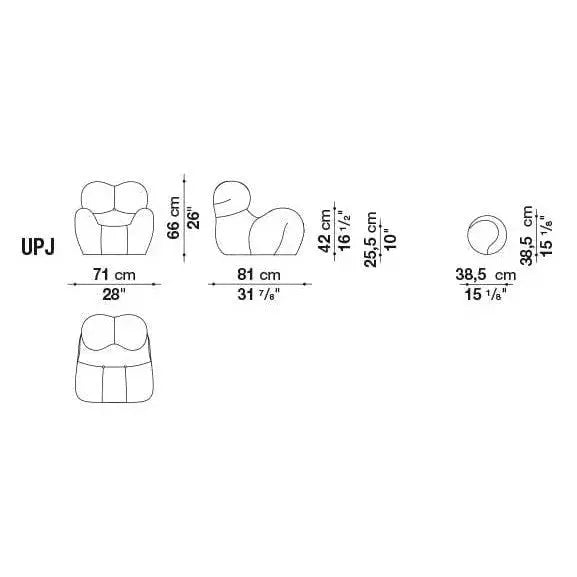 Up Junior Armchair | B&B Italia | JANGEORGe Interior Design