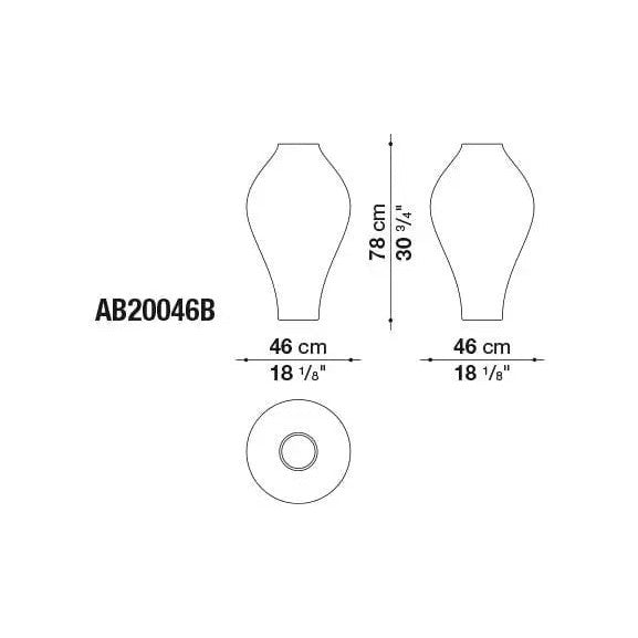 White Collection Vase | B&B Italia | JANGEORGe Interior Design