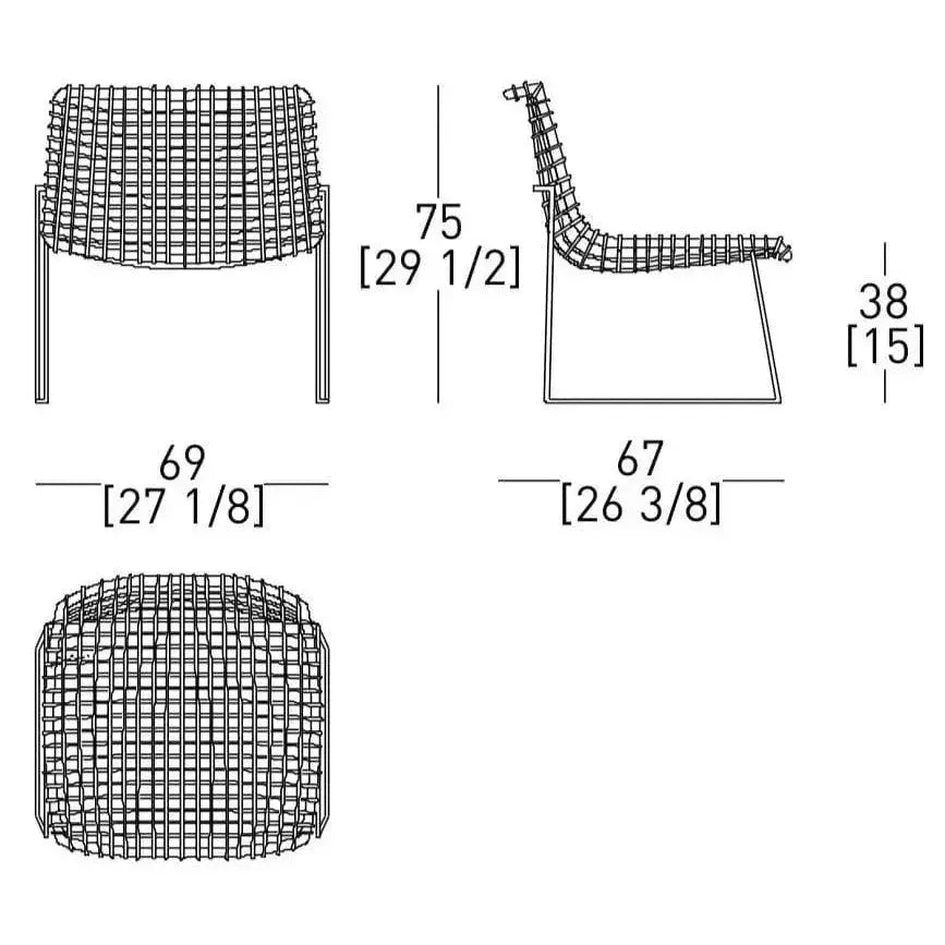 Chylium Lounge In - Chair | Bonacina | JANGEORGe Interior Design