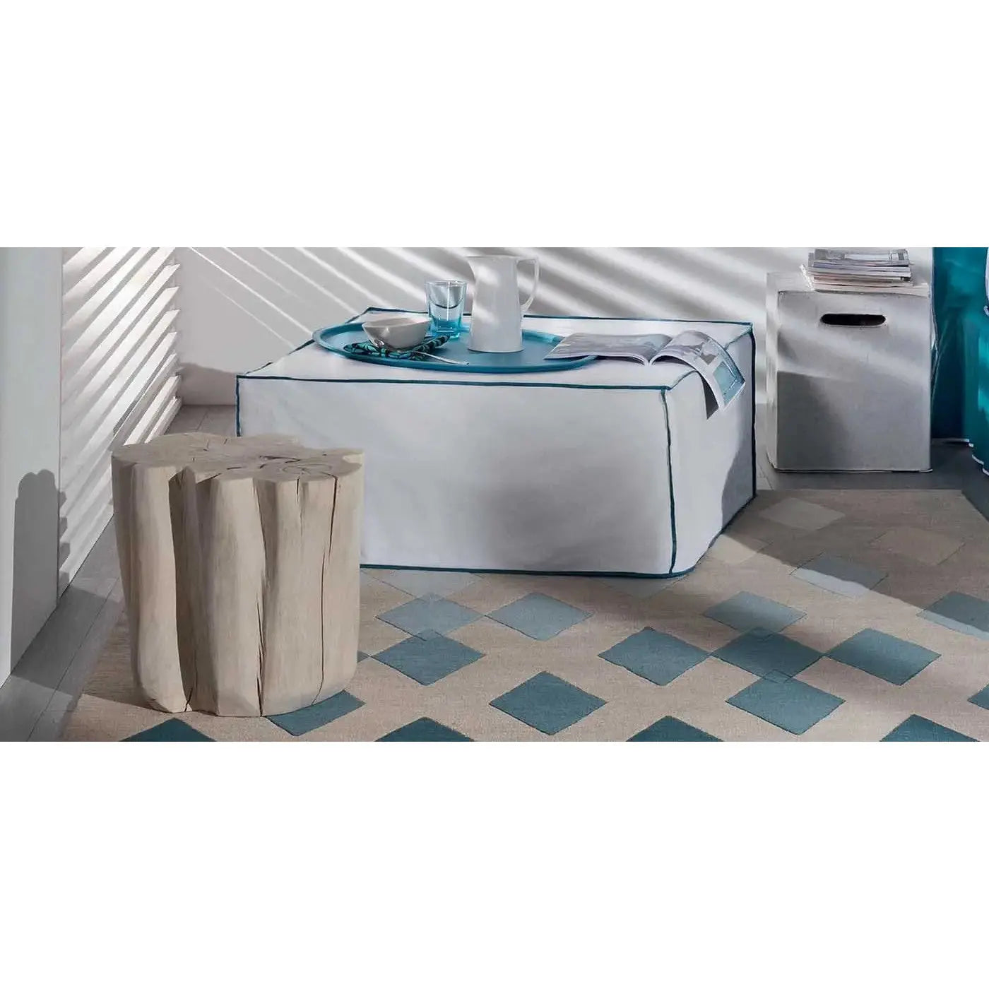 Brick Natural Barked Hornbeam Trunk Section | Gervasoni | JANGEORGe Interior Design