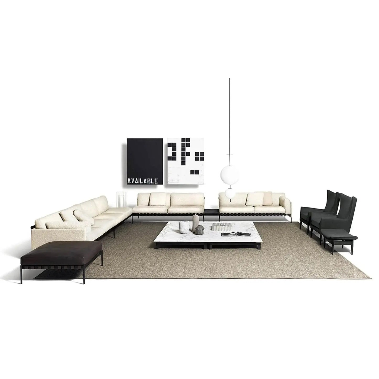 Flying Landscape - Small Table - JANGEORGe Interior Design