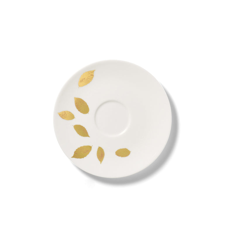 Gold Leaf - Set Tea Cup & Saucer Gold 6.7 FL OZ | 0.2L