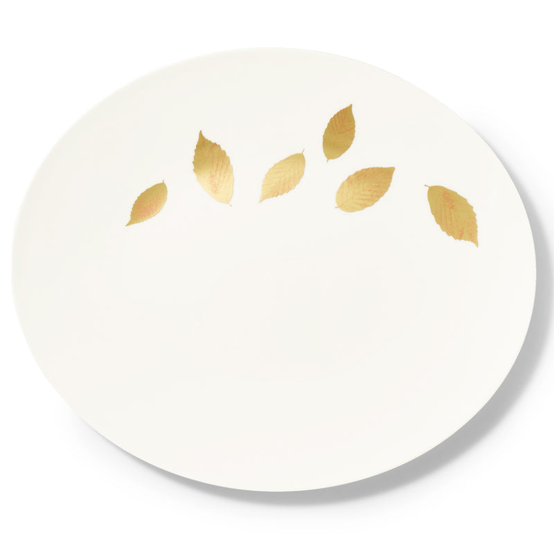 Gold Leaf - Oval Platter Gold 15.4in | 39cm (Ø)