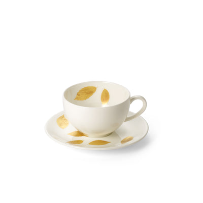 Gold Leaf - Set Espresso Cup & Saucer Gold 3.7 FL OZ | 0.11L