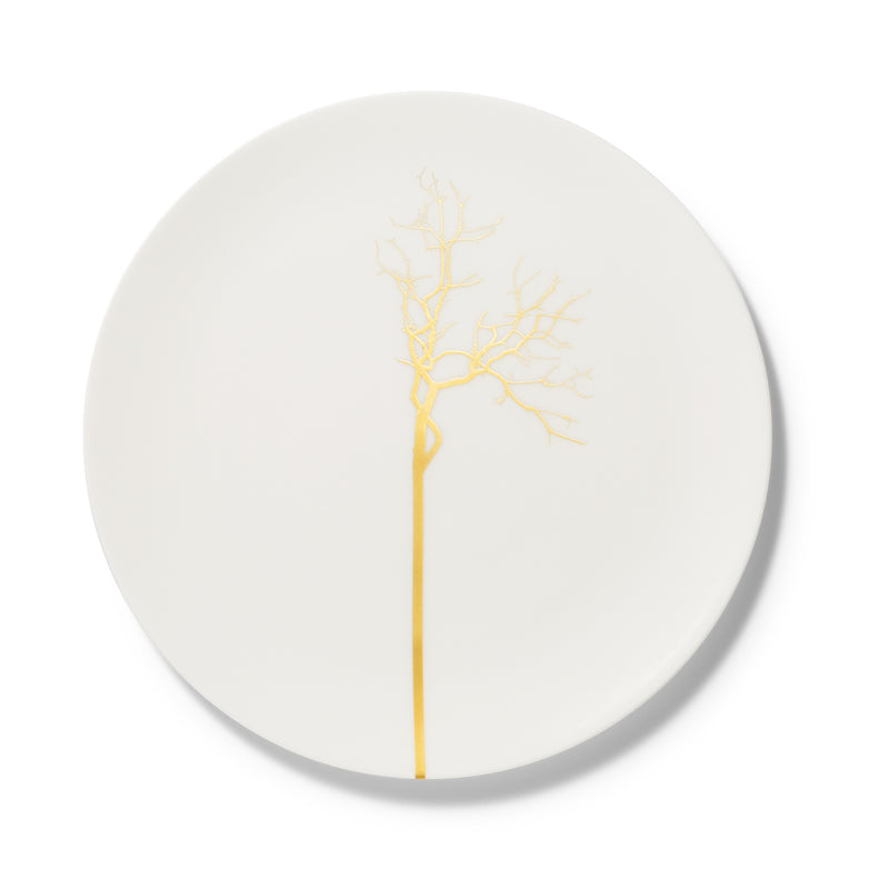 Golden Forest - Dinner Plate Gold 11in | 28cm | Dibbern | JANGEORGe Interior Design