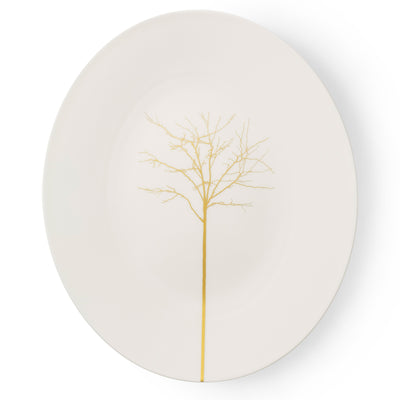 Golden Forest - Oval Platter Gold 15.4in | 39cm | Dibbern | JANGEORGe Interior Design
