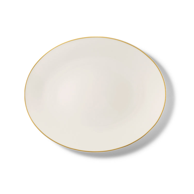 Golden Lane - Oval Platter Gold 12.6in | 32cm (Ø) | Dibbern | JANGEORGe Interior Design