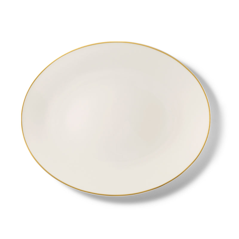 Golden Lane - Oval Platter Gold 15.4in | 39cm (Ø) | Dibbern | JANGEORGe Interior Design
