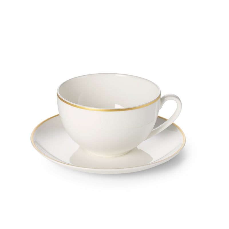Golden Lane - Set Coffee Cup & Saucer Gold 8.4 FL OZ | 0.25L | Dibbern | JANGEORGe Interior Design