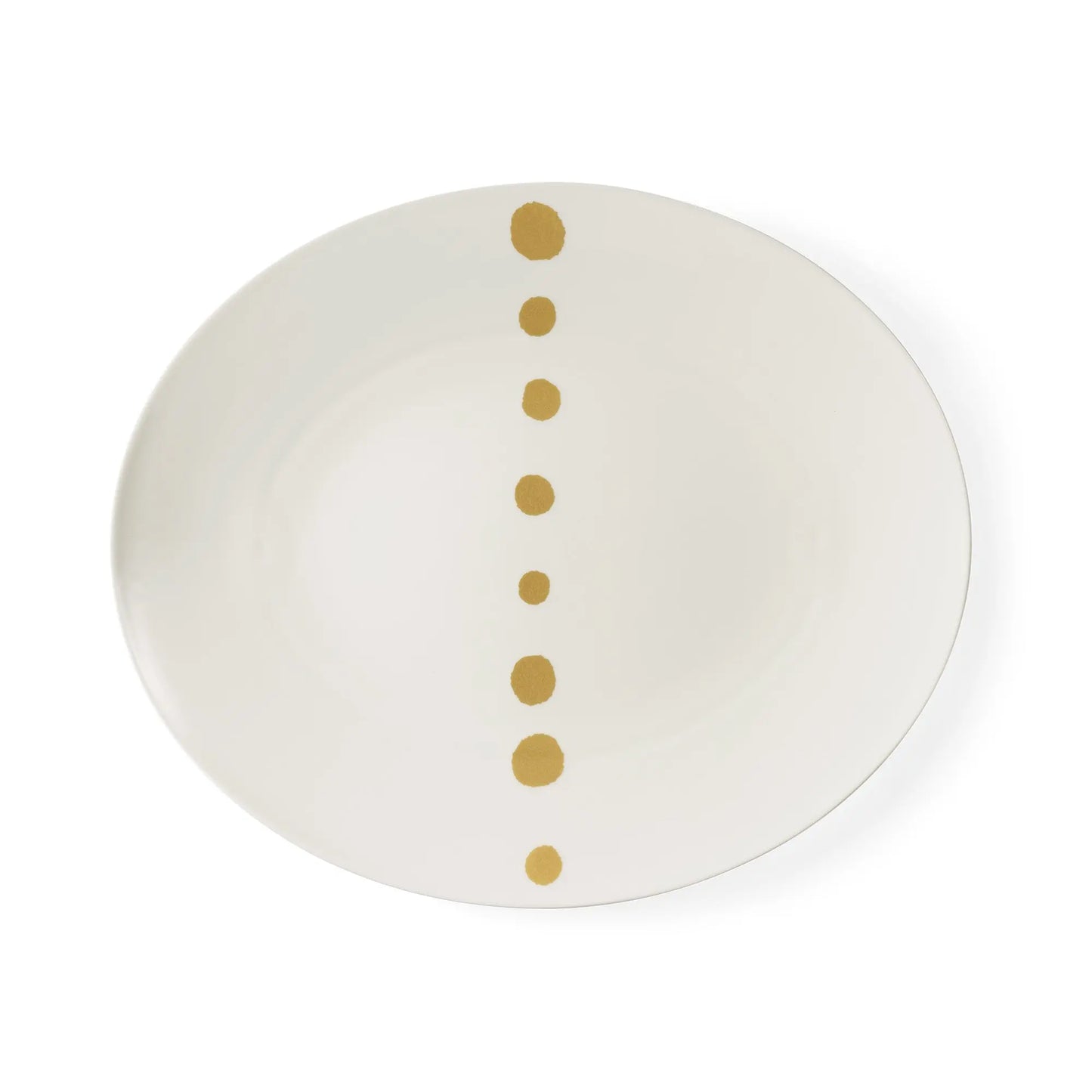 Golden Pearls - Oval Platter Gold 15.4in | 39cm (Ø) | Dibbern | JANGEORGe Interiors & Funiture