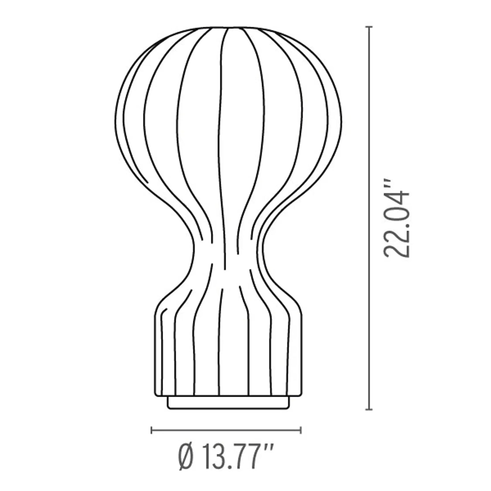 Gatto Table Lamp Cocoon Exterior | Flos | JANGEORGe Interior Design