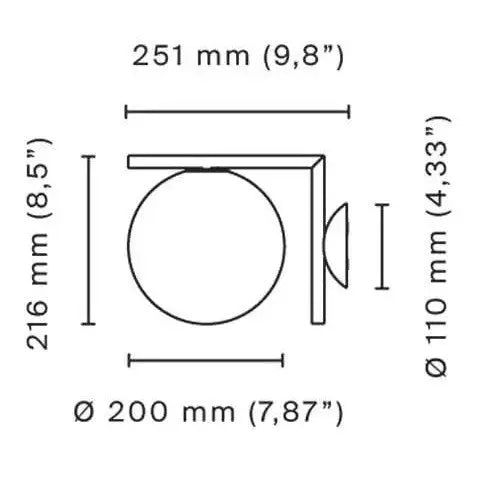 IC Lights Ceiling / Wall Lamp | Flos | JANGEORGe Interior Design