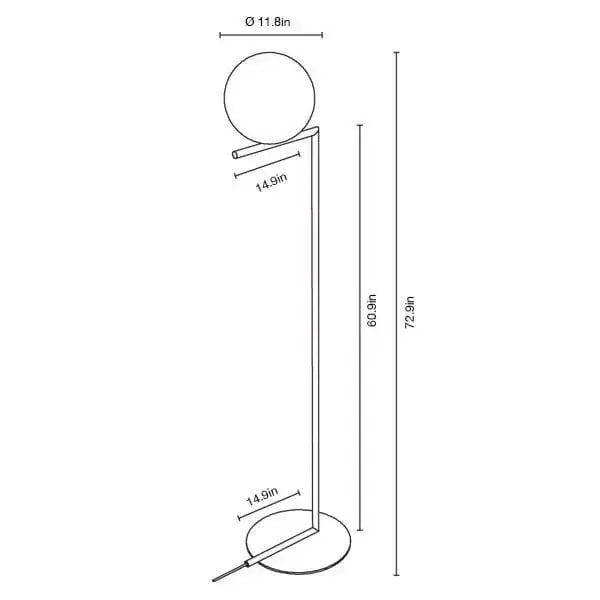 IC Lights F2 Floor Lamp | Flos | JANGEORGe Interior Design