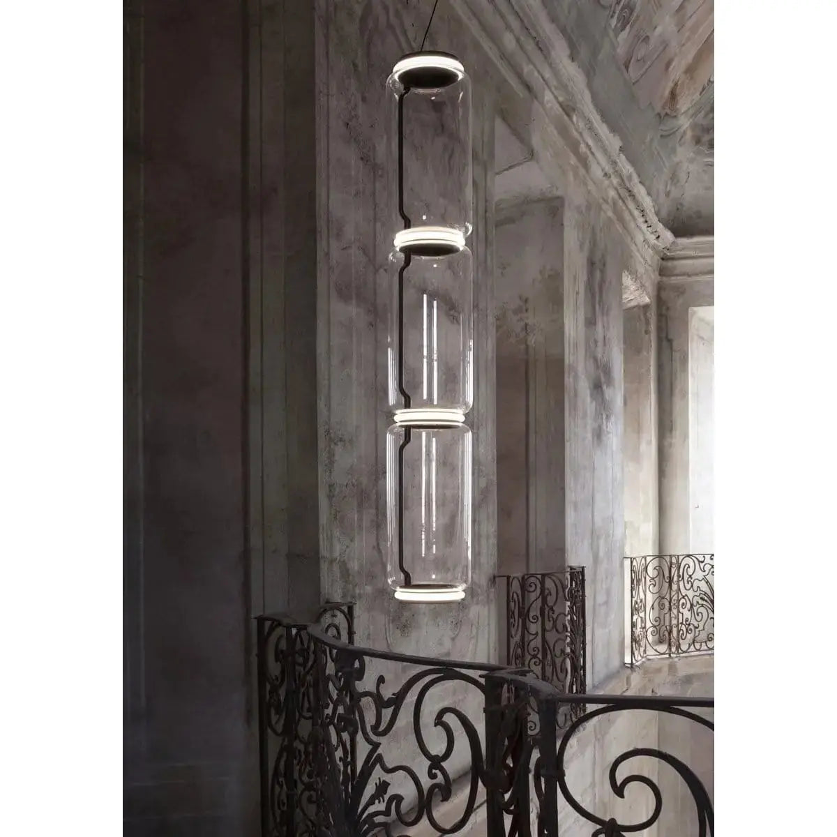 Noctambule Pendant with High Cylinders | Flos | JANGEORGe Interior Design