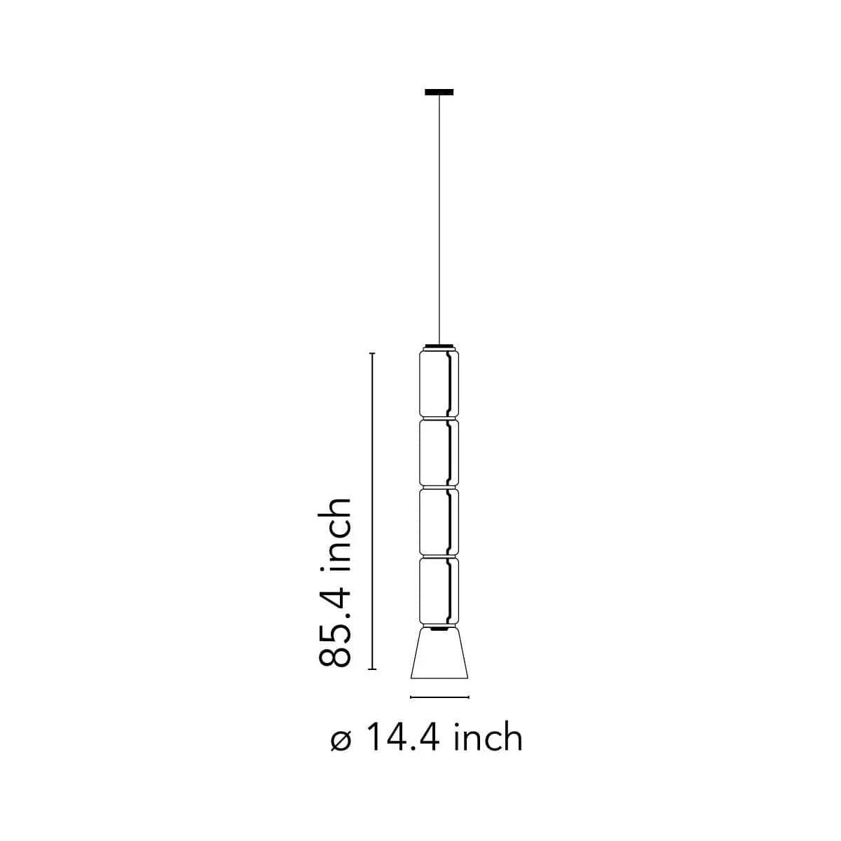 Noctambule Pendant with Cone Shade | Flos | JANGEORGe Interior Design