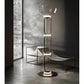 Noctambule Floor Lamp, LED Dimmable, 3 High Cylinders with Bowl and Large Base | Flos | JANGEORGe Interior Design