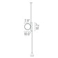 OK LED Pendant Ceiling Lamp Dimmable with Soft Touch Switch | Flos | JANGEORGe Interior Design