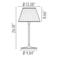 Romeo Soft T1 Halogen Plisse-Cloth Table Lamp | Flos | JANGEORGe Interior Design