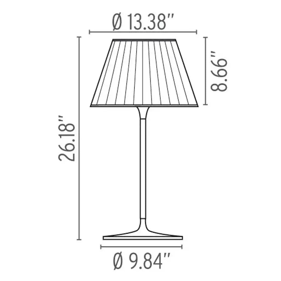 Romeo Soft T1 Halogen Plisse-Cloth Table Lamp | Flos | JANGEORGe Interior Design