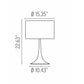 Spun Light T Table Lamp | Flos | JANGEORGe Interior Design