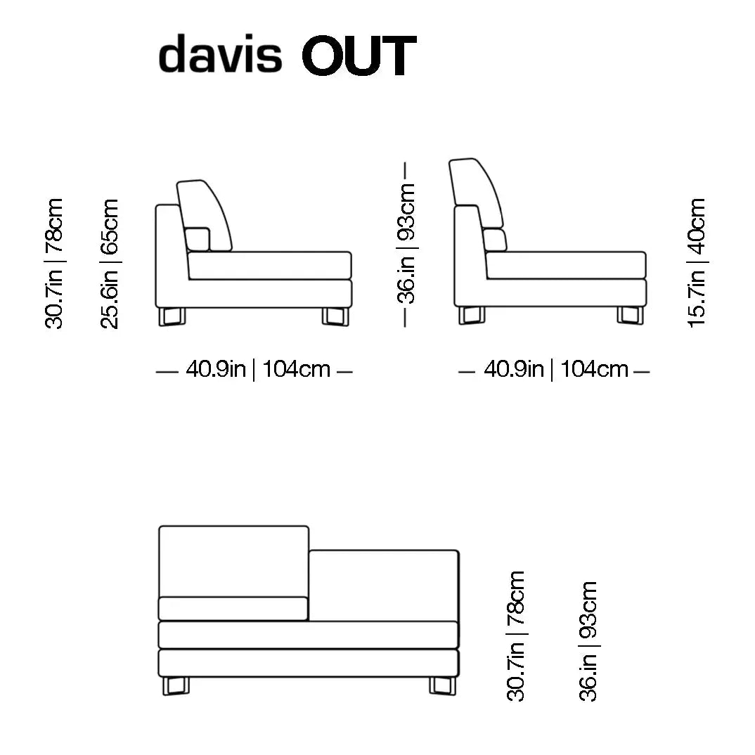 Davis Out - Sofa | Frigerio | JANGEORGe Interior Design
