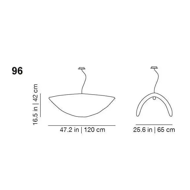 Sale: Brass 96 Suspension Light / FLOOR MODEL | Gervasoni | JANGEORGe Interiors & Furniture