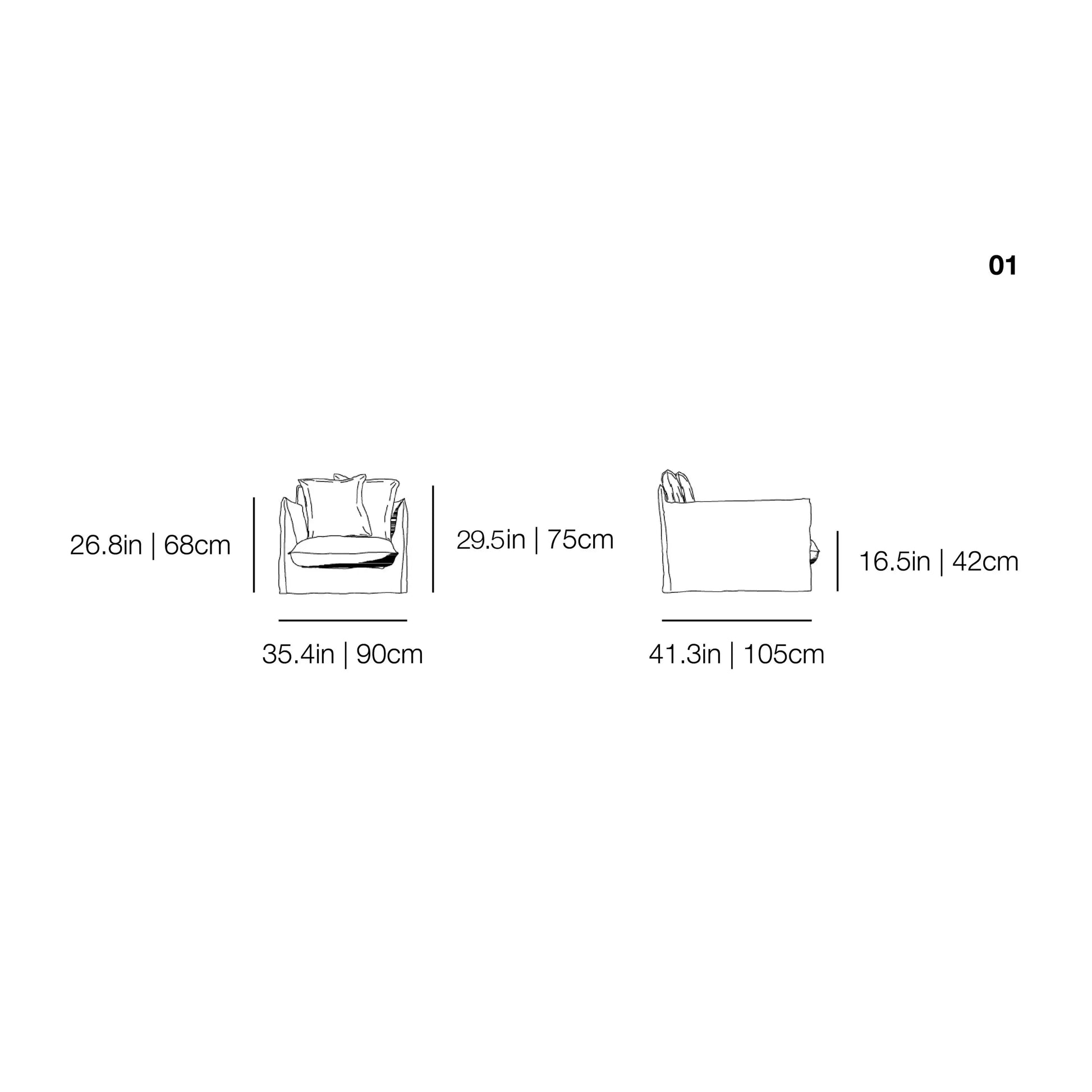 Ghost 01 Armchair | Gervasoni | JANGEORGe Interior Design