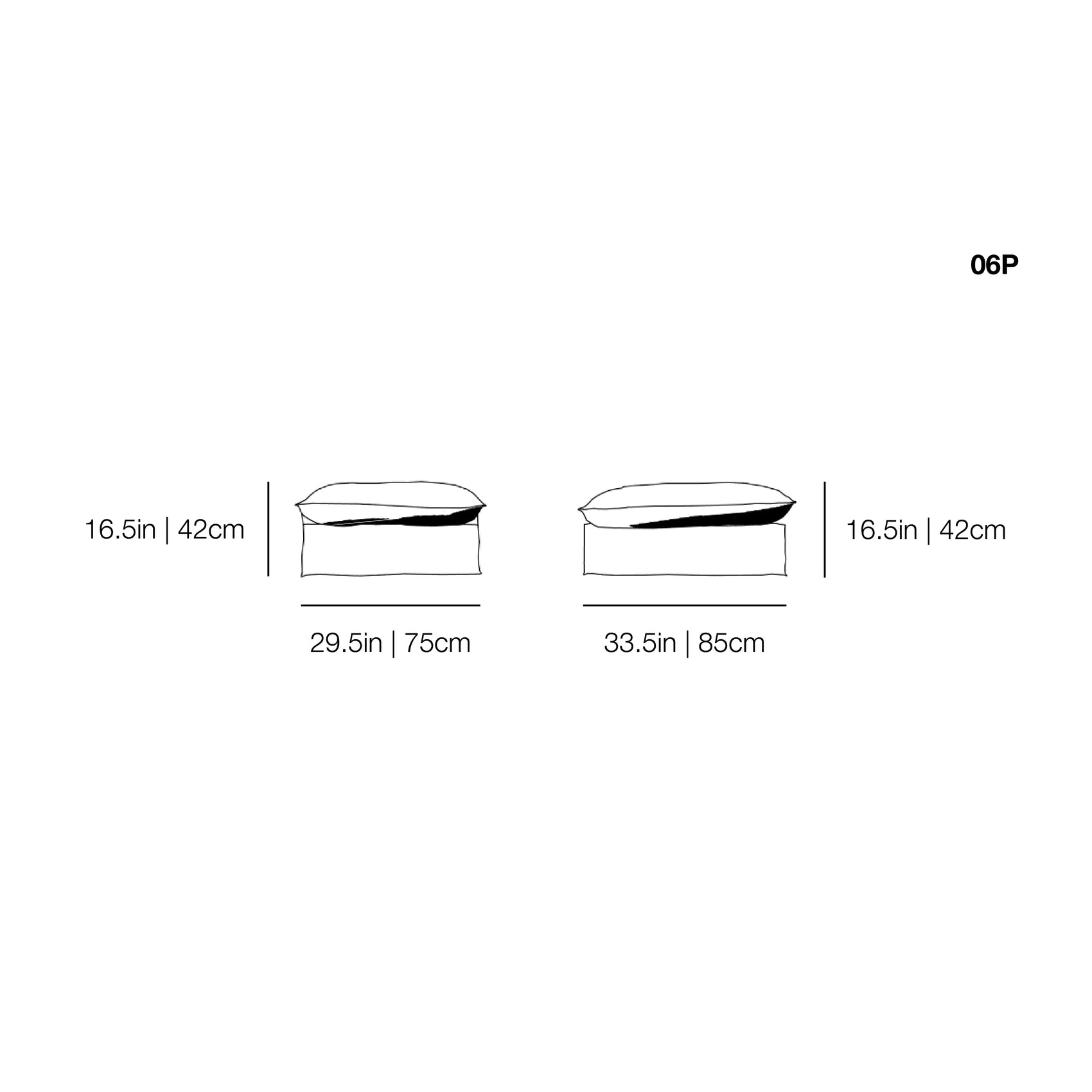 Ghost 06P Modular Ottoman | Gervasoni | JANGEORGe Interior Design