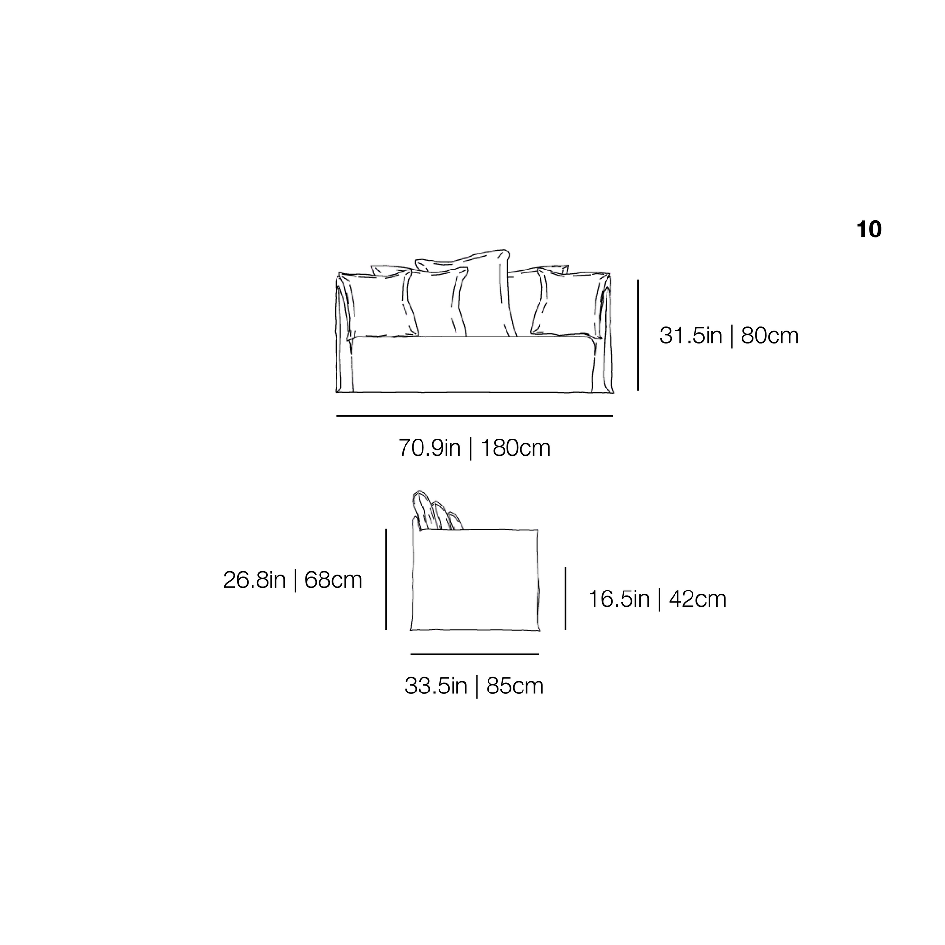 Ghost 10 Sofa | Gervasoni | JANGEORGe Interior Design