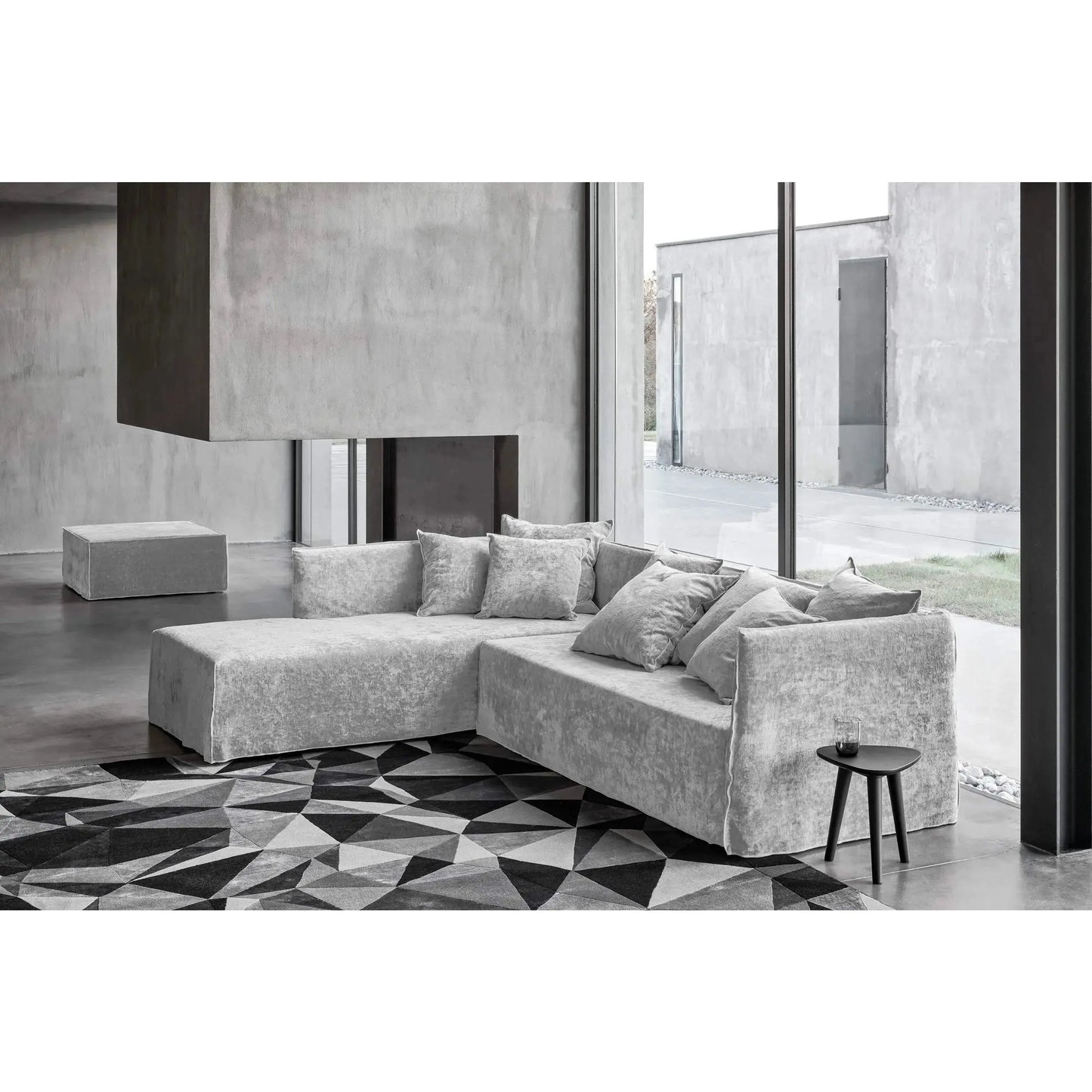 Ghost 26 P Ottoman | Gervasoni | JANGEORGe Interior Design