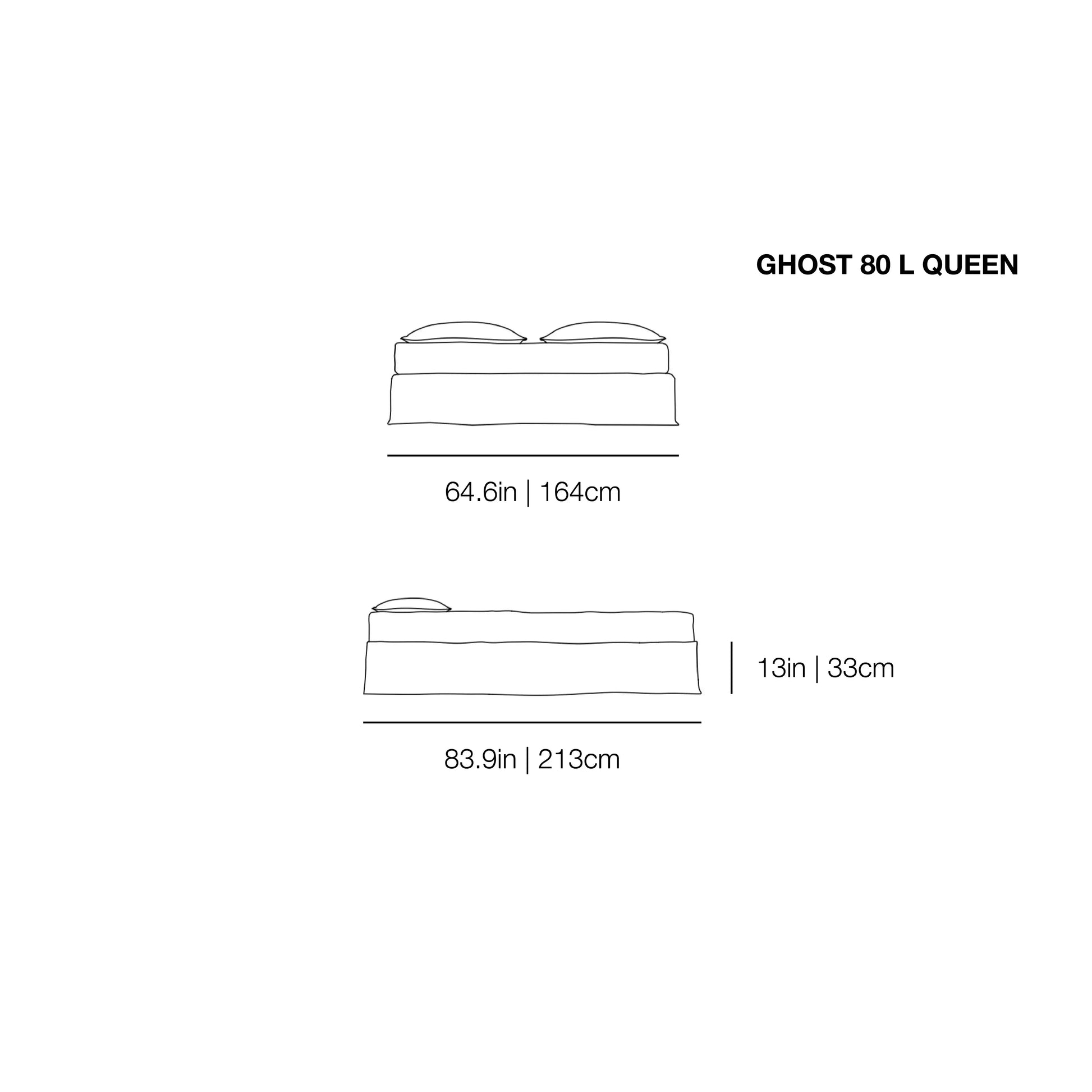 Ghost 80 L Bed | Gervasoni | JANGEORGe Interior Design