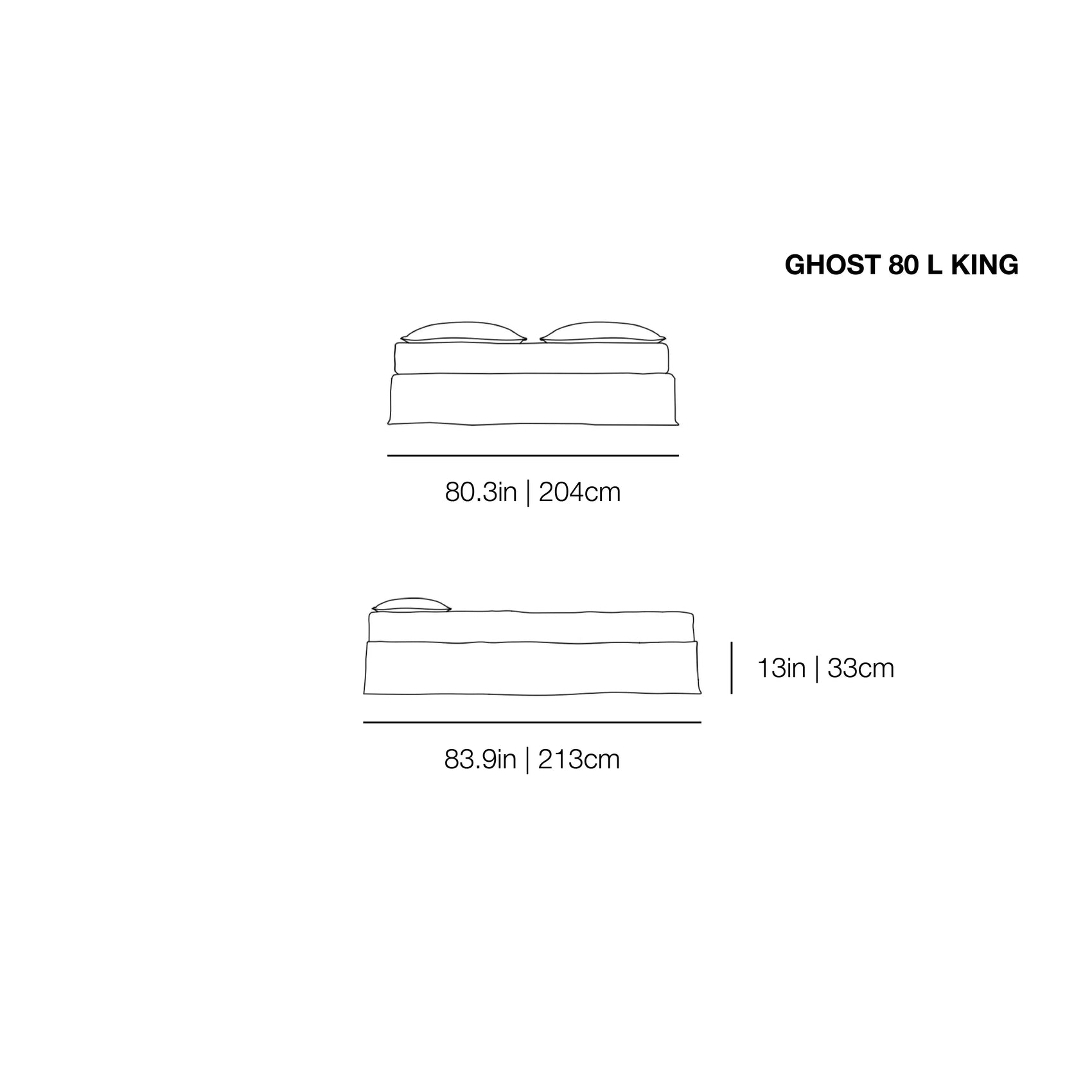 Ghost 80 L Bed | Gervasoni | JANGEORGe Interior Design