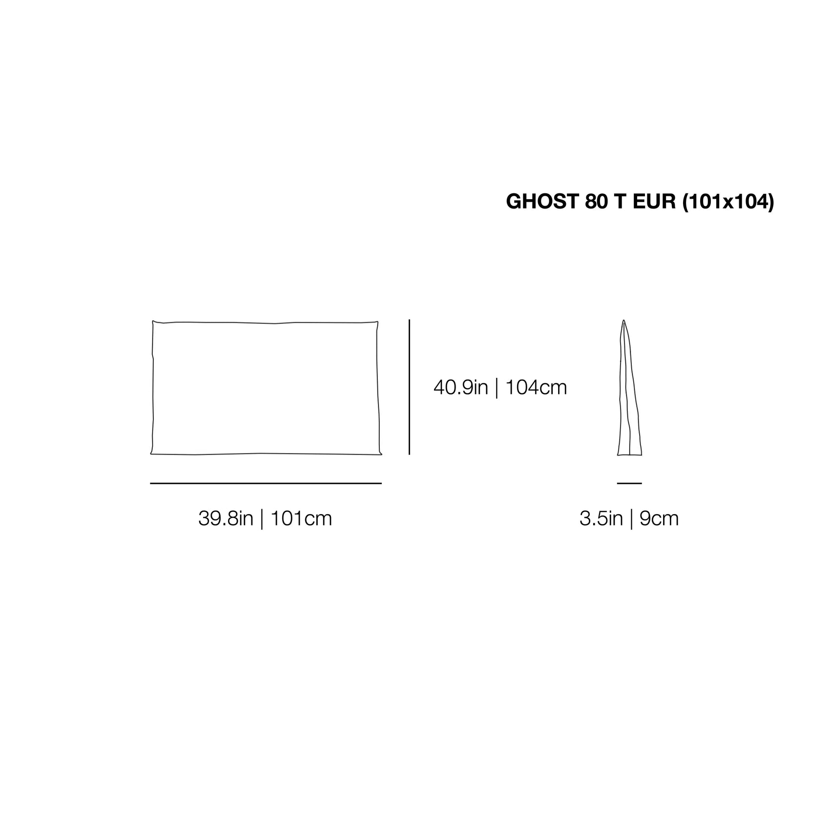 Ghost 80 T Headboard | Gervasoni | JANGEORGe Interior Design