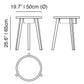 Gray 45 - Side Table with Drawer