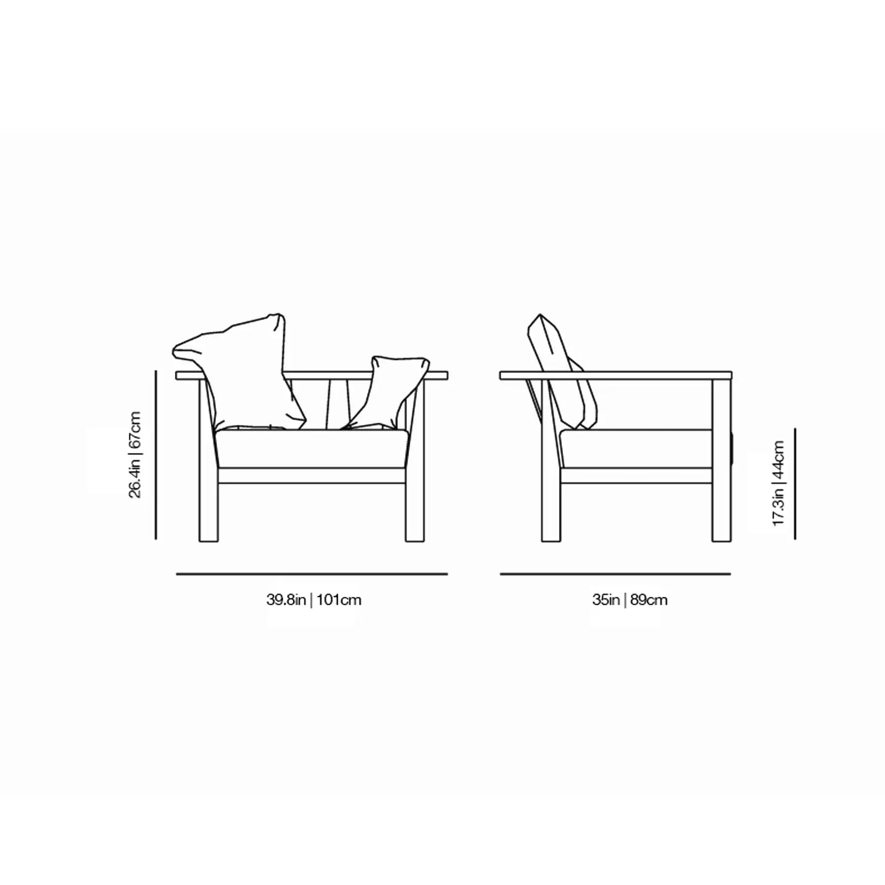 InOut 01 Armchair | Gervasoni | JANGEORGe Interior Design