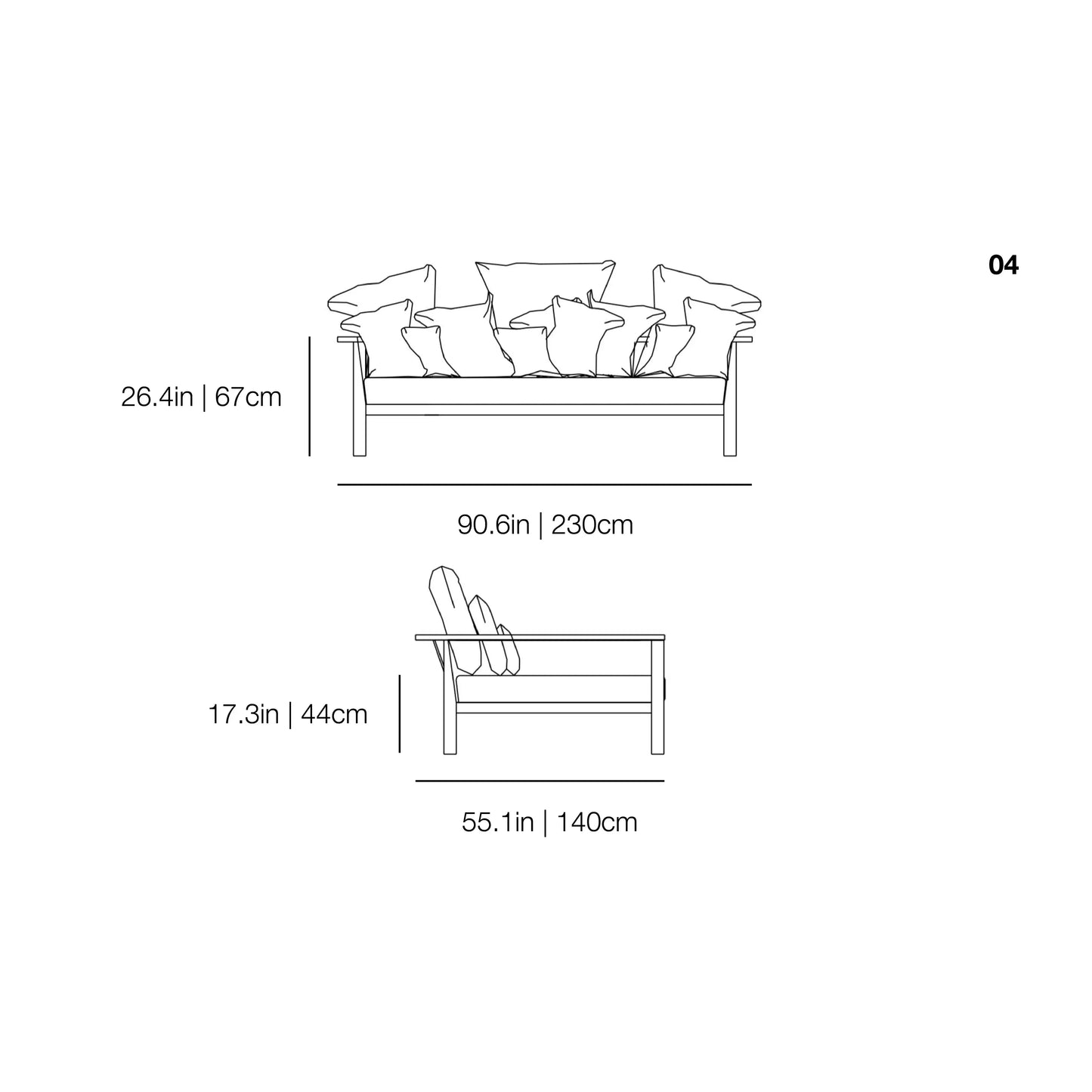 InOut 04 Sofa | Gervasoni | JANGEORGe Interior Design