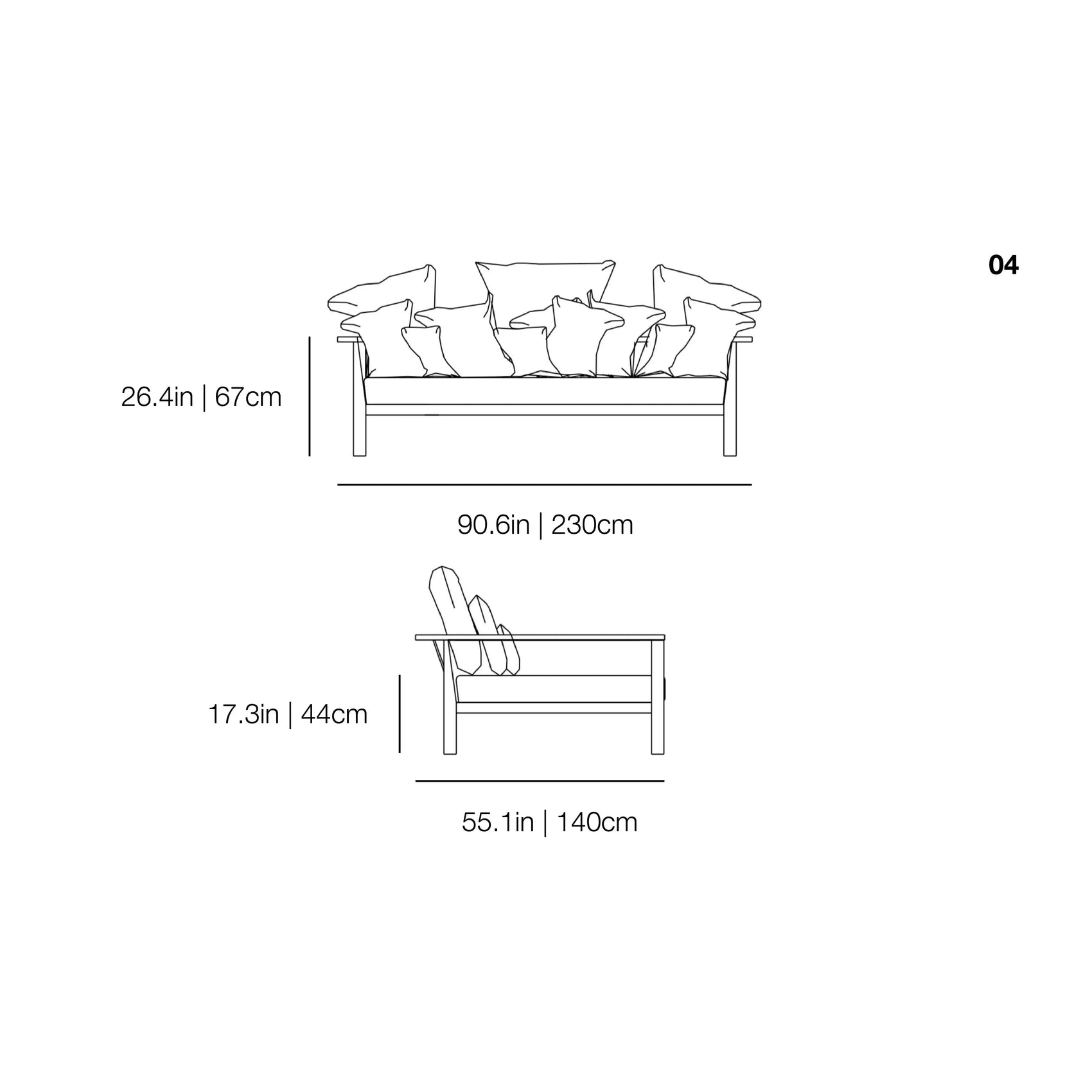 InOut 04 Sofa | Gervasoni | JANGEORGe Interior Design